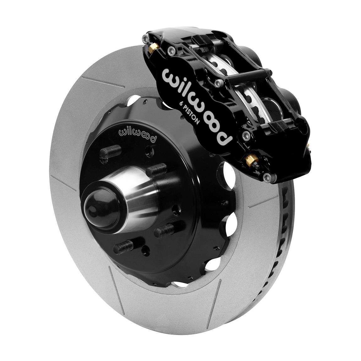 Wilwood Forged Narrow Superlite 6R 6 Piston Front Brake Kit - Red - GM F-Body / X-Body 1970-78