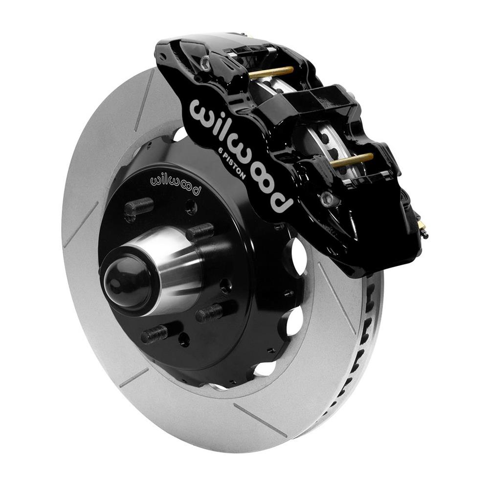 Wilwood 140-15951 Aerolite 6R 14 Inch 5 Lug Brake Kit, Black