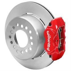 Wilwood 140-16407-R Explorer Rear Brake Kit, Undrill, Red, 12.19