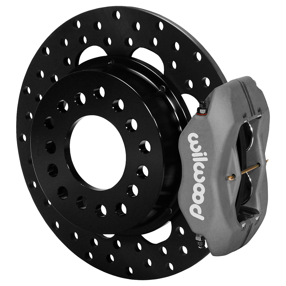 WLD140-2119-BD Forged Dynalite Rear Drag Brake Kit - Drilled Rotor