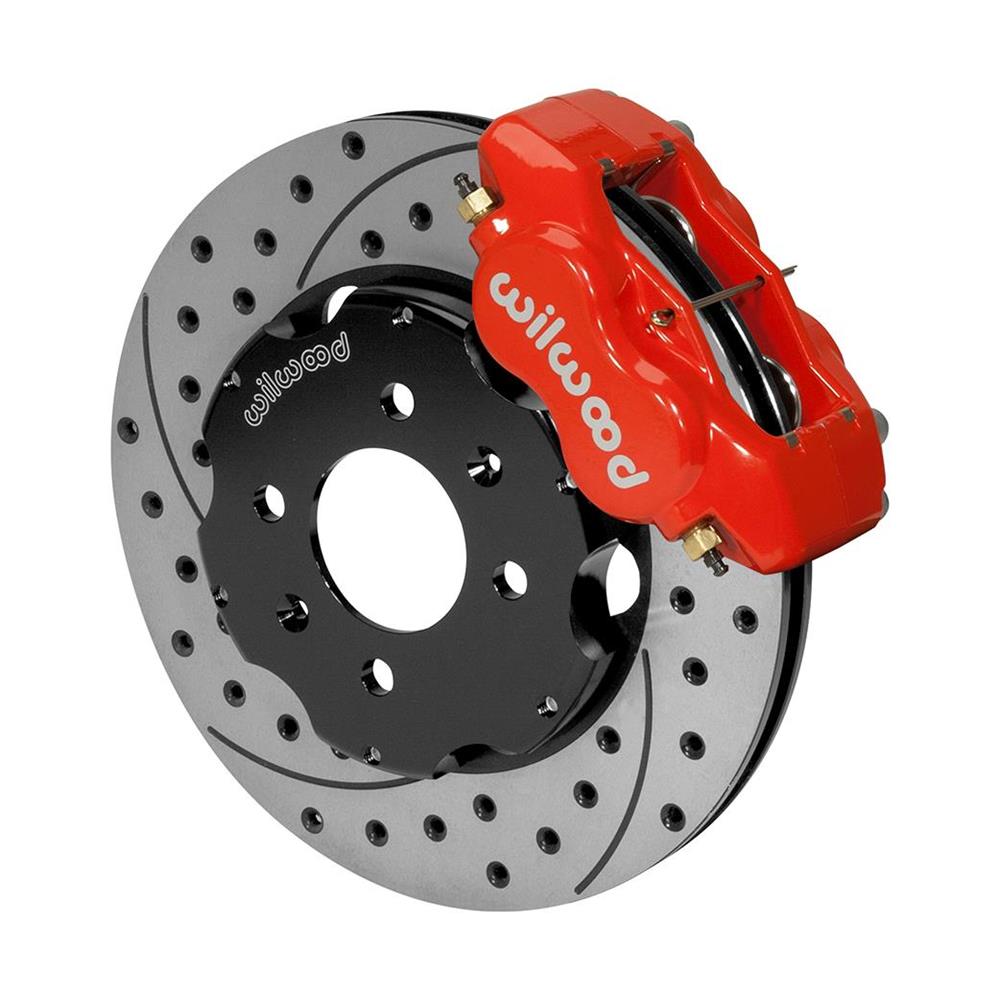 WLD140-8695-DR 11 in. Forged Dynalite Big & Front Brake Kit - Drilled