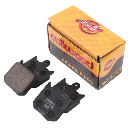 Wilwood 1509412K 7012 BP20 DLS Brake Pad Set, .50 Inch Thick