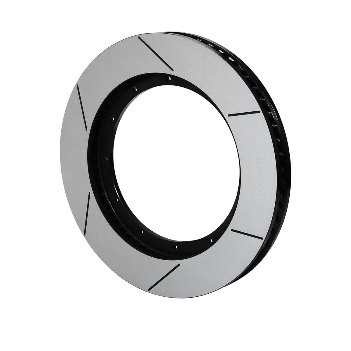 160-13785-GTB 15 x 1.50 in. Right Side GT60 SPC-37 Rotor, Black - 12 on 9.75 in.