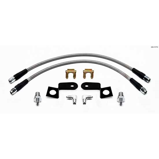 Wilwood 22011772 Flexline Rear Brake Line Kit, 200510 Mopar