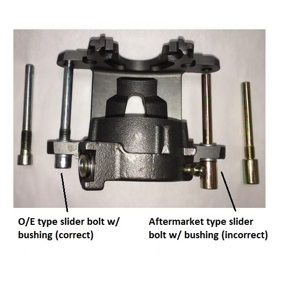 Speedway GM Brake Caliper Slider Slide Bolt