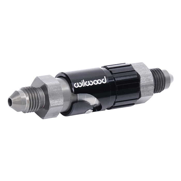 Wilwood 260-16771 Quick Disconect Brake Fitting Kit, No-Bleed 3AN