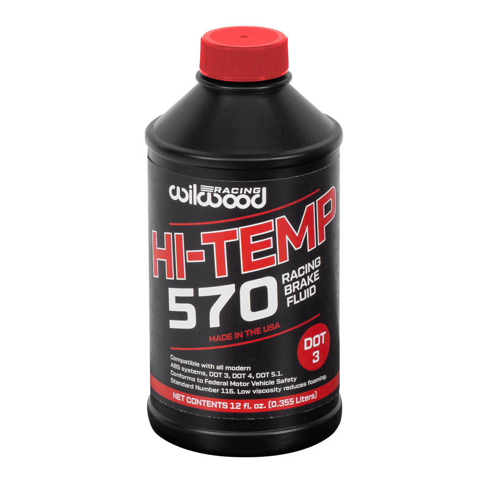 Wilwood 290-2210 570 Brake Fluid, 6 Pack 12 oz Bottles