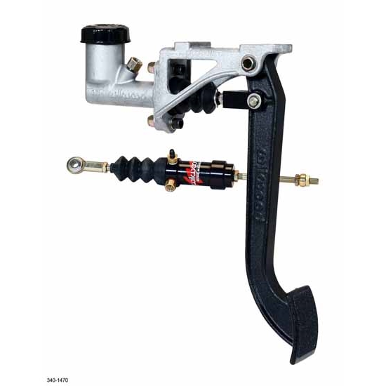 Wilwood 3401470 Swing Mount Clutch Pedal Master Cylinder Slave Kit