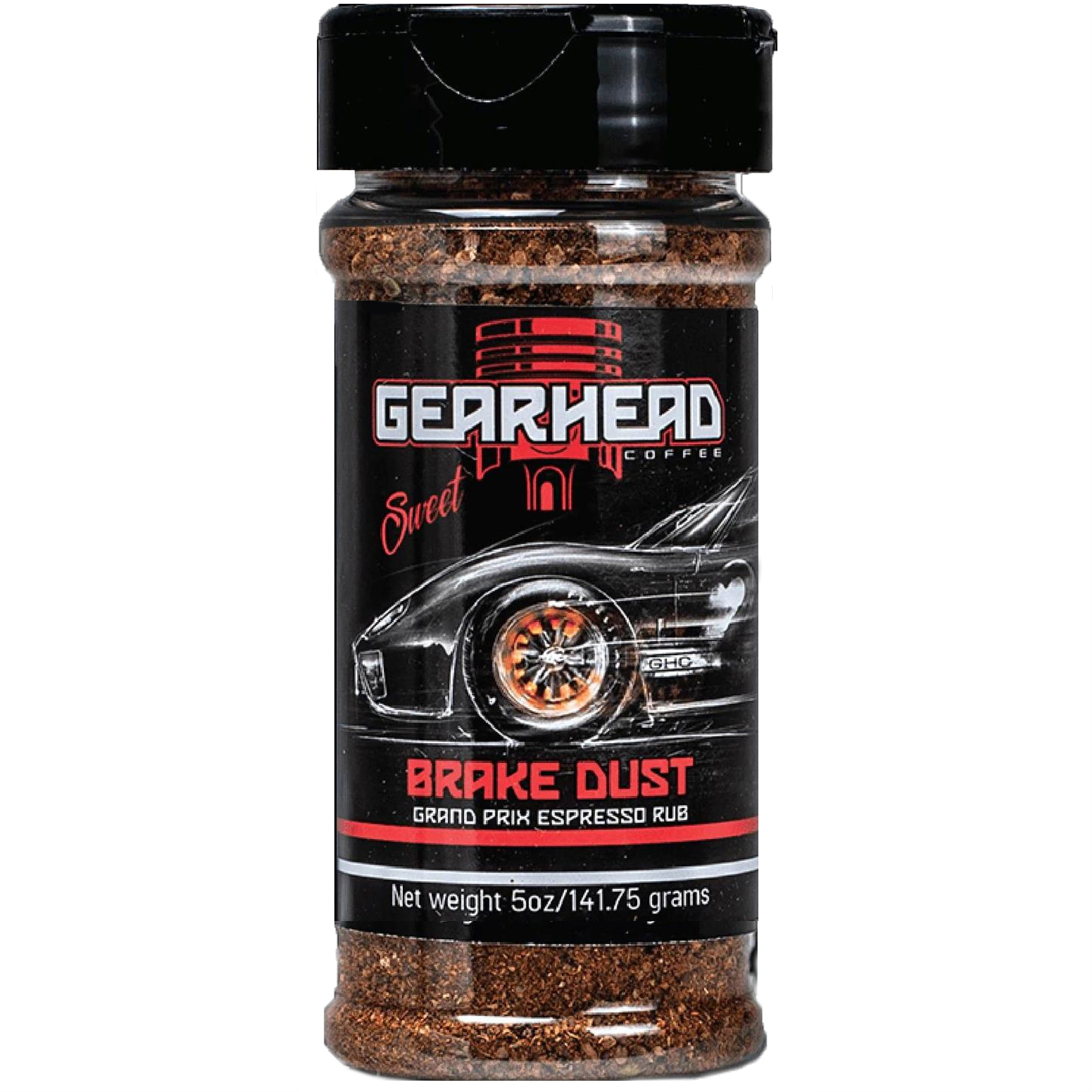 Gearhead Coffee 11SW5OZ Espresso Coffee Sweet BBQ Meat Rub