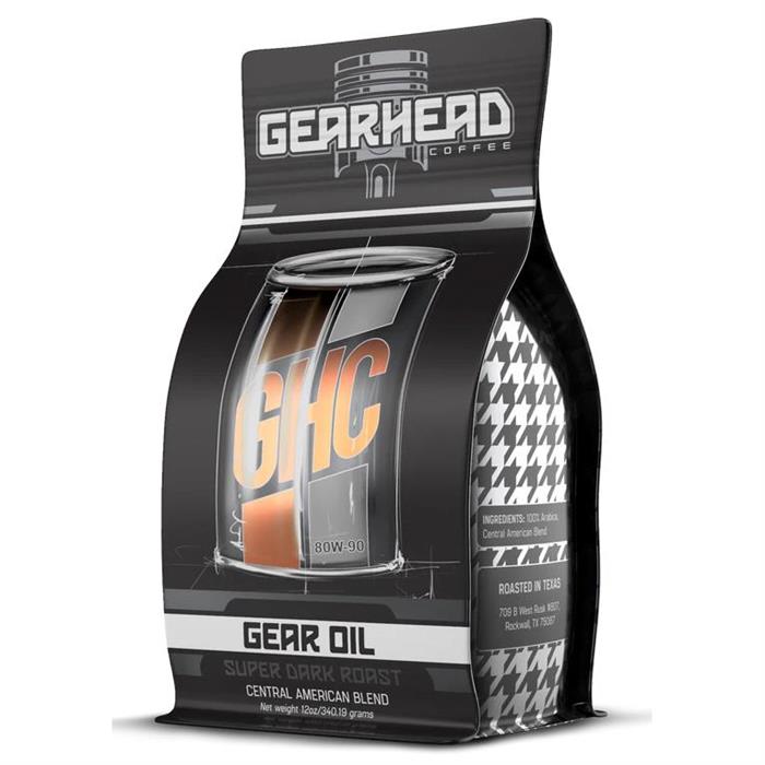 Gearhead Coffee 29587935821884 Gear Oil Dark Roast Coffee, Ground