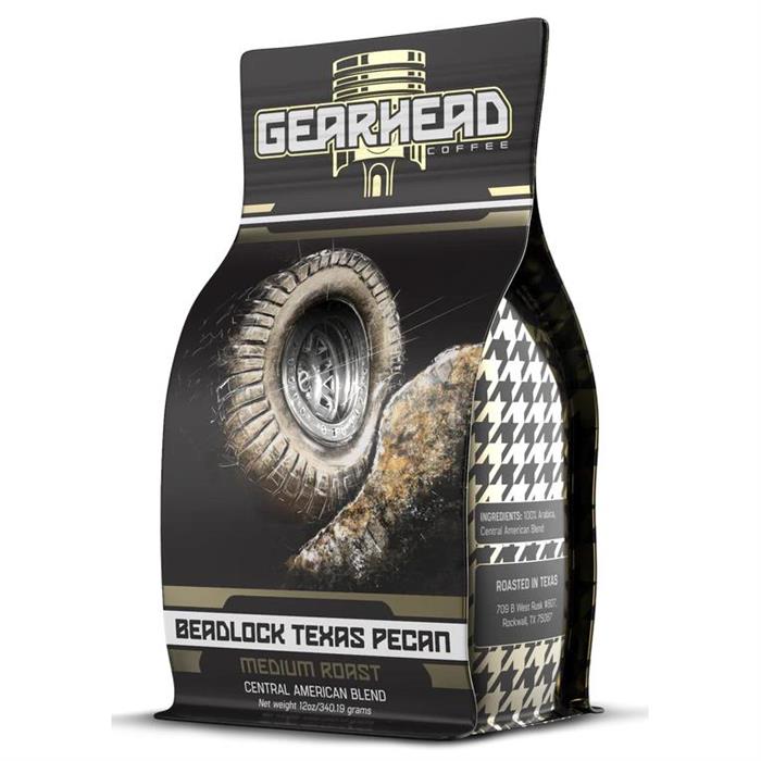 Gearhead Coffee 29530650771516 Beadlock Pecan Med Roast, Ground