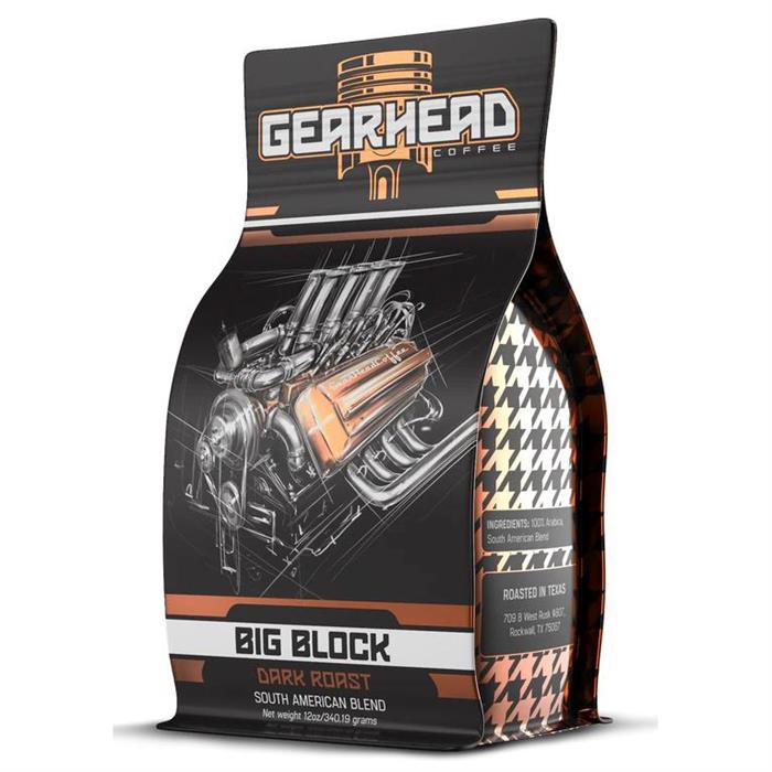 Gearhead Coffee 29530580287548 Big Block Dark Roast, Ground