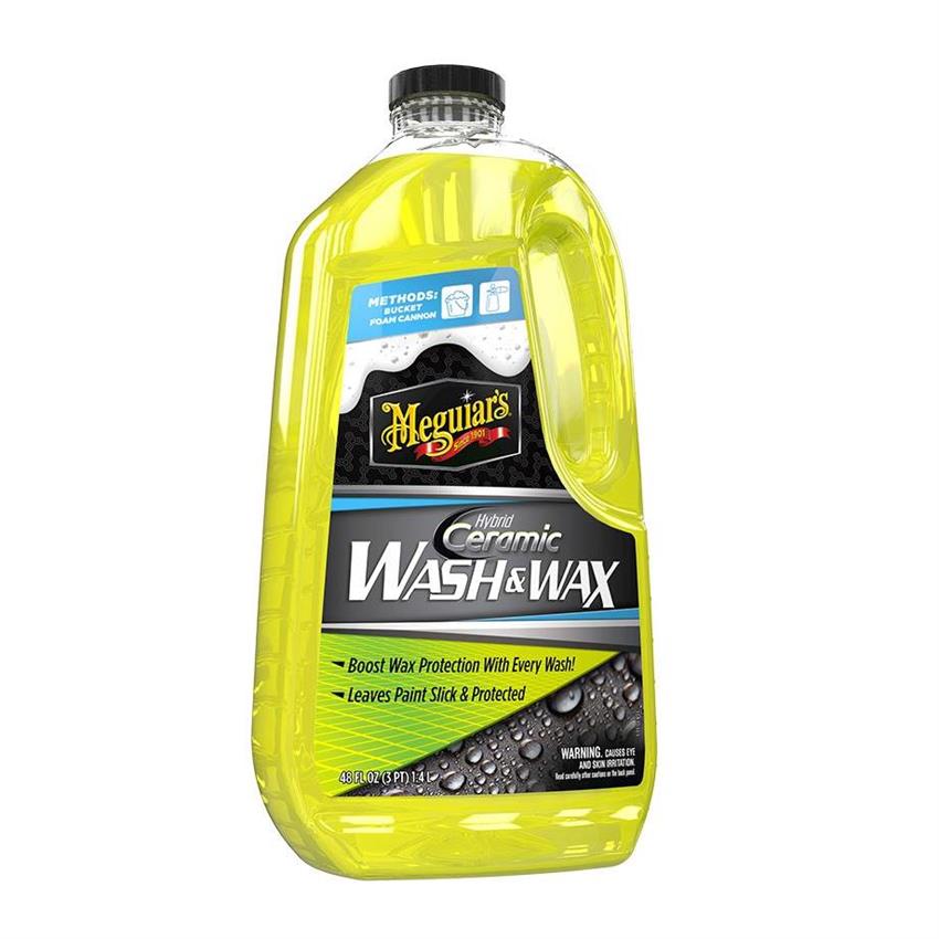 Meguiar's G240748 Hybrid Ceramic Wash And Wax, 48 oz