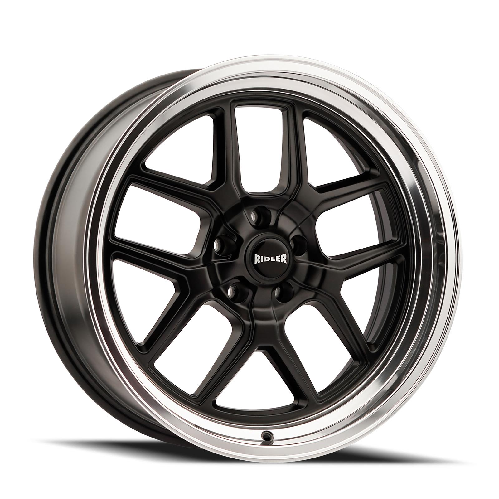 Ridler Wheels 6102173MB 610 Wheels 20x10 Inch Black Polished