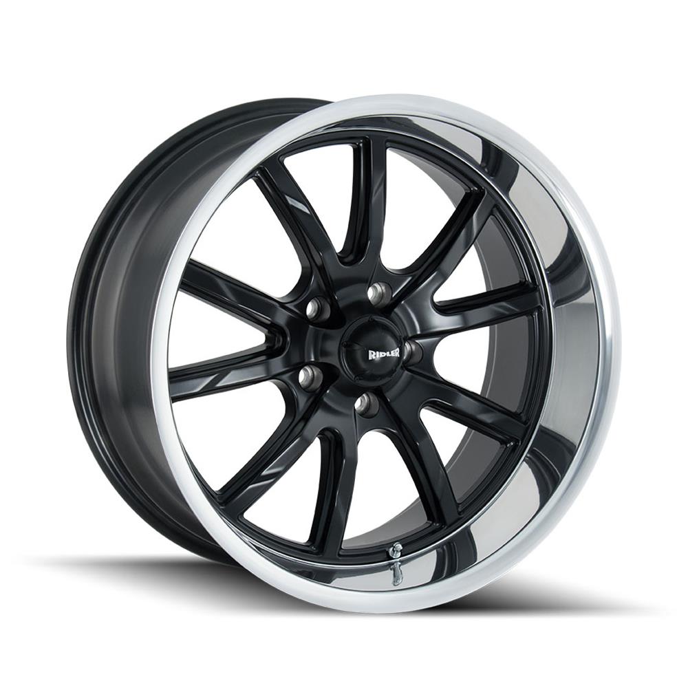 Ridler Wheels 6102861MB 610 Wheels 20x85 Inch Black Polished