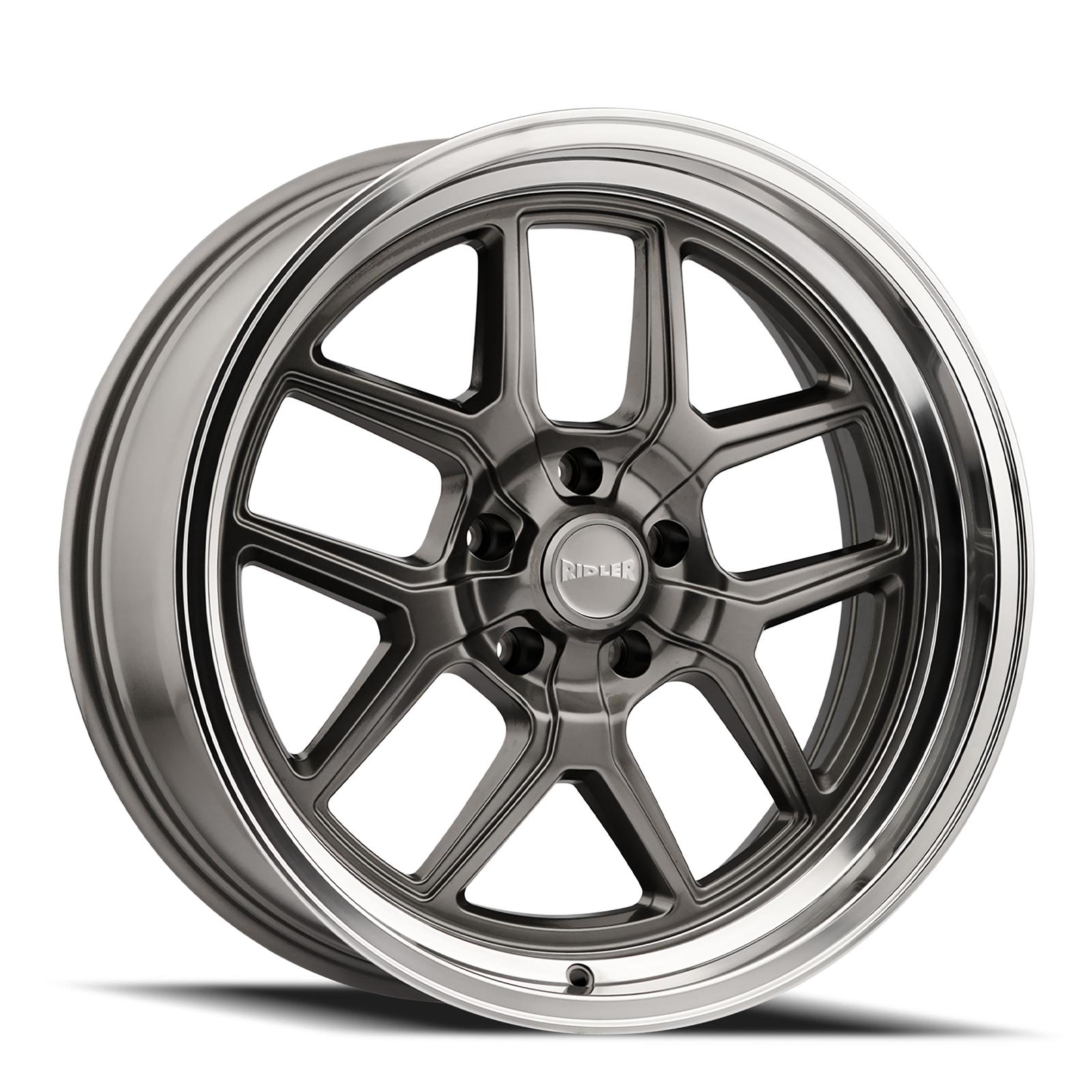 Ridler Wheels 6107765G 610 Wheels 17x7 Inch Grey Polished