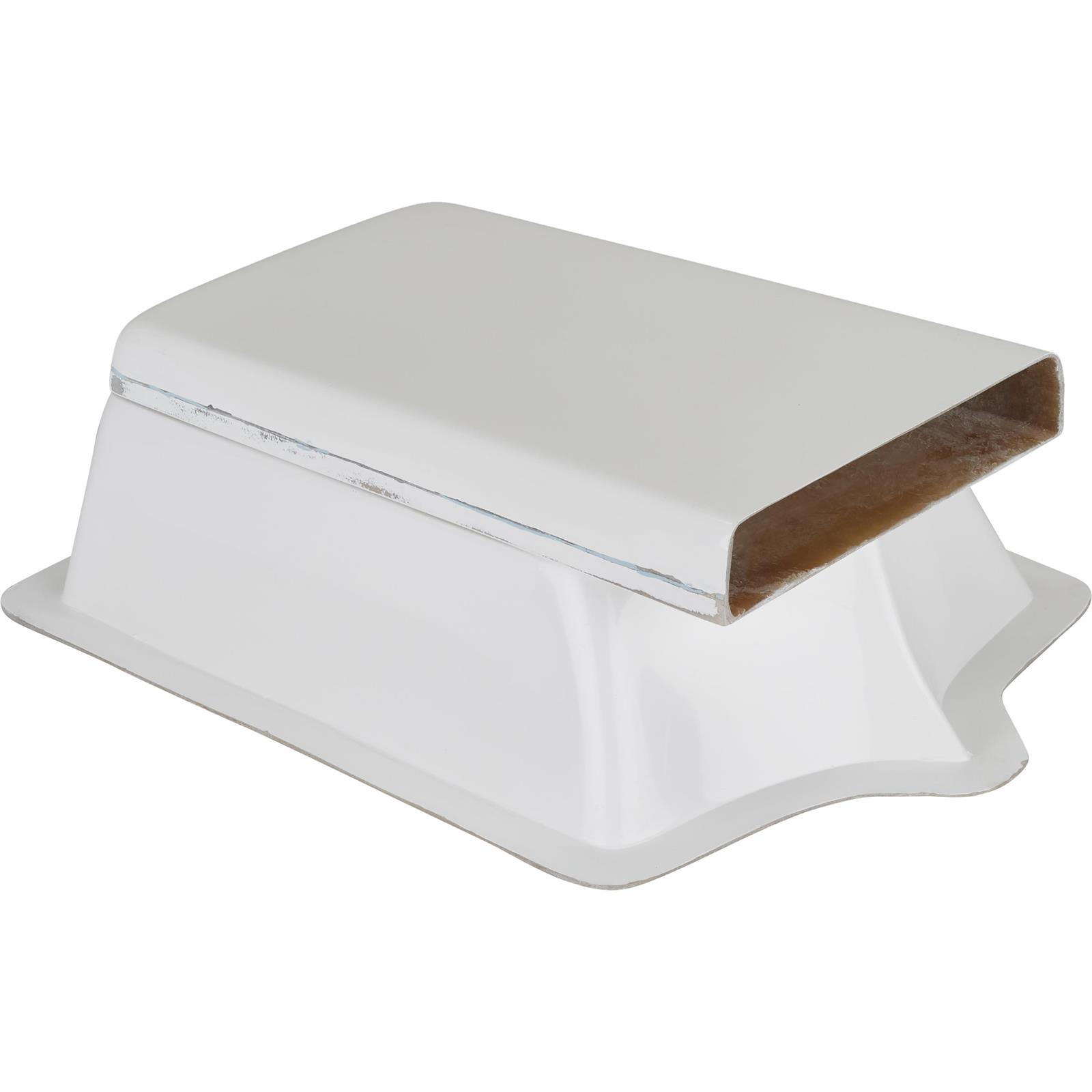 Snorkel Drag Car Fiberglass Hood Air Scoop, 2Piece, 21 x 17 x 8