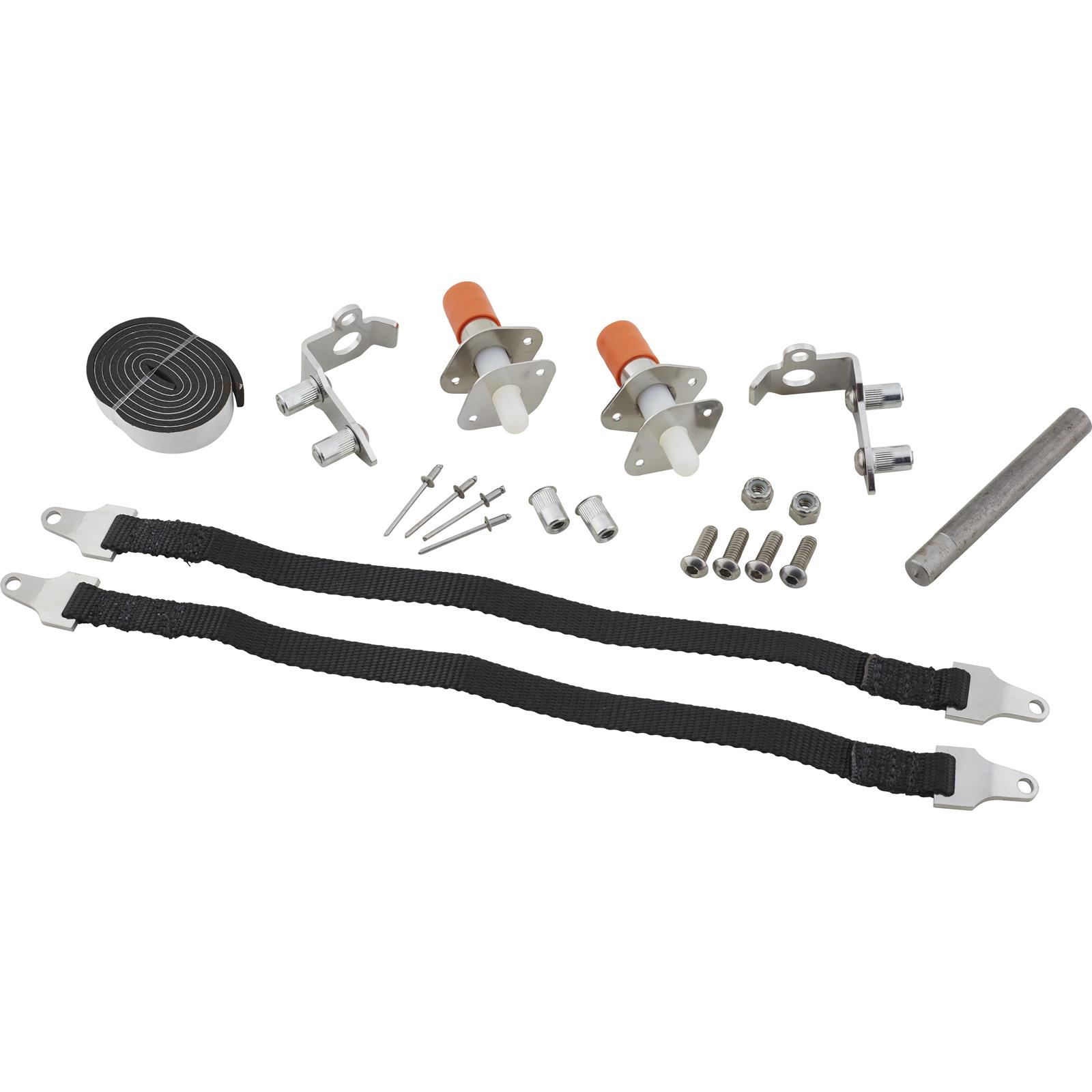 Hidden Pickup Tailgate Latch With 16 Inch Straps