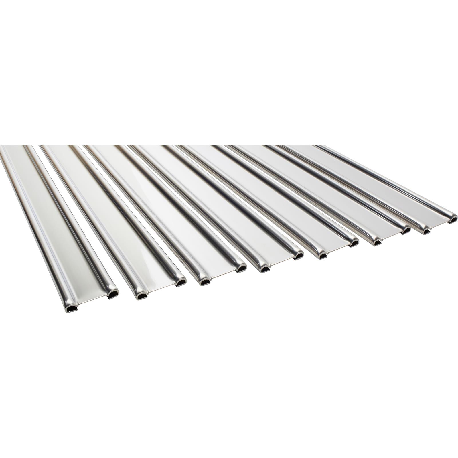 Speedway Universal Stainless Steel Pickup Truck Wood Bed Floor Strips