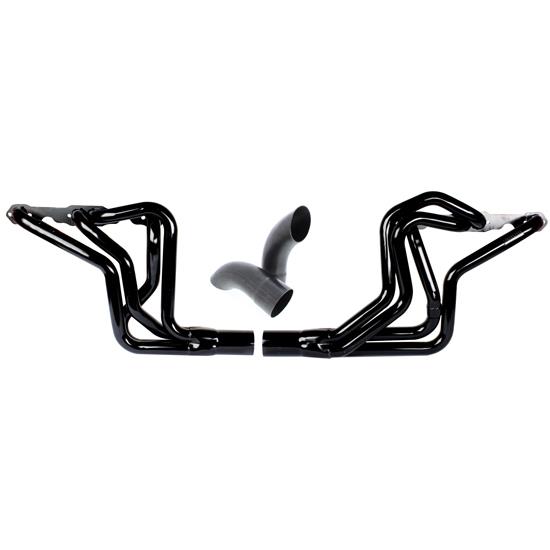 Schoenfeld 185 SBC Street Stock Headers, 1-5/8, 3 Inch w/Kickouts