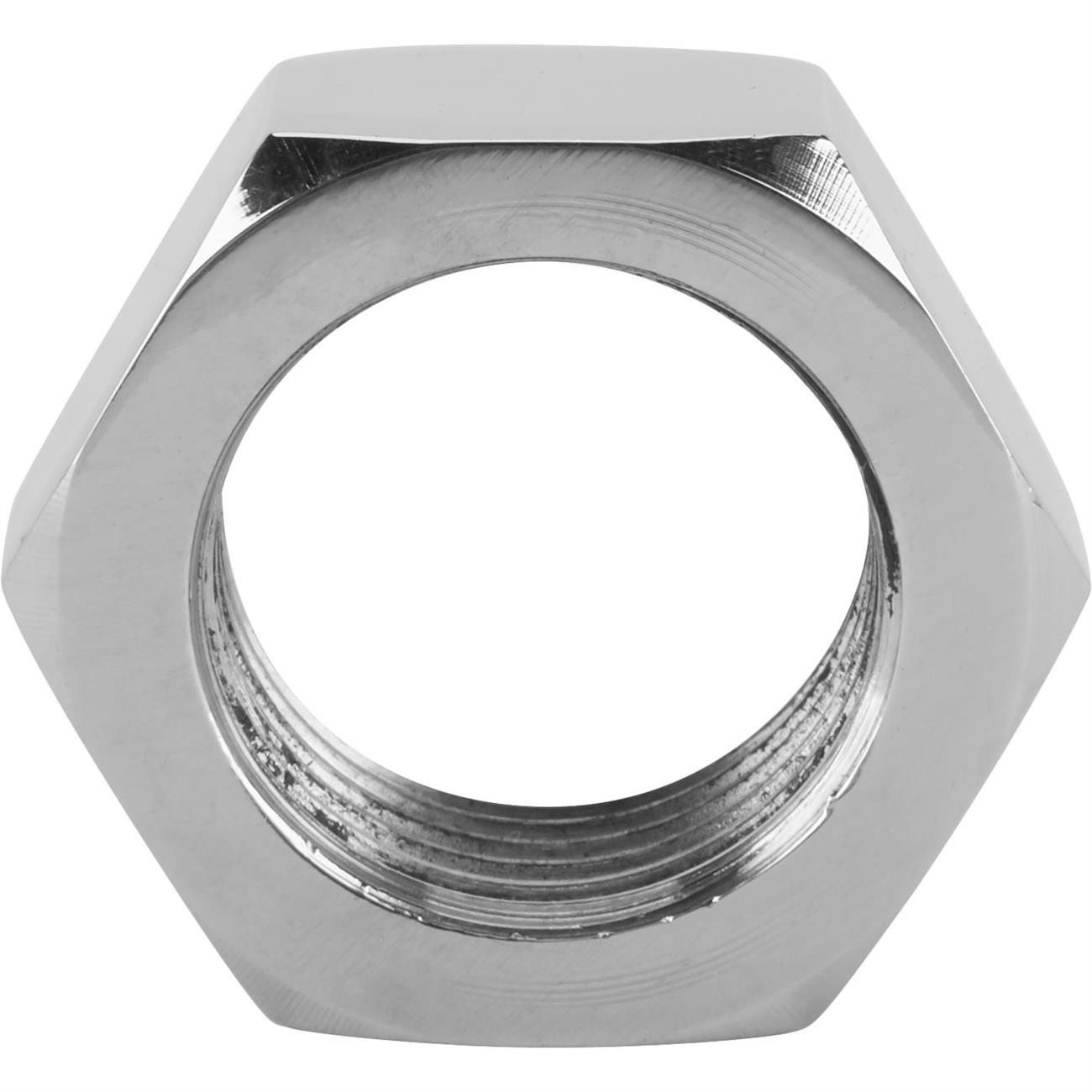 Stainless Jam Nut, 11/16 Inch-18 LH NF Fine Thread