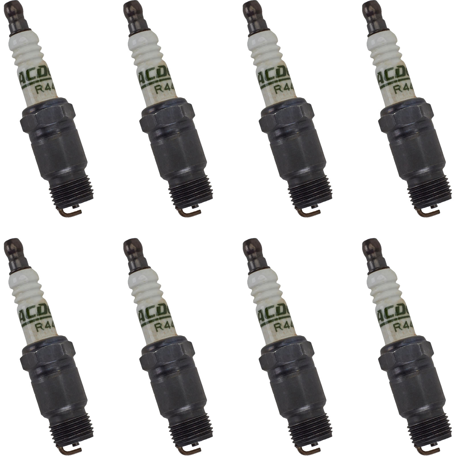 AC Delco R44T Conventional Spark Plugs, Set of 8