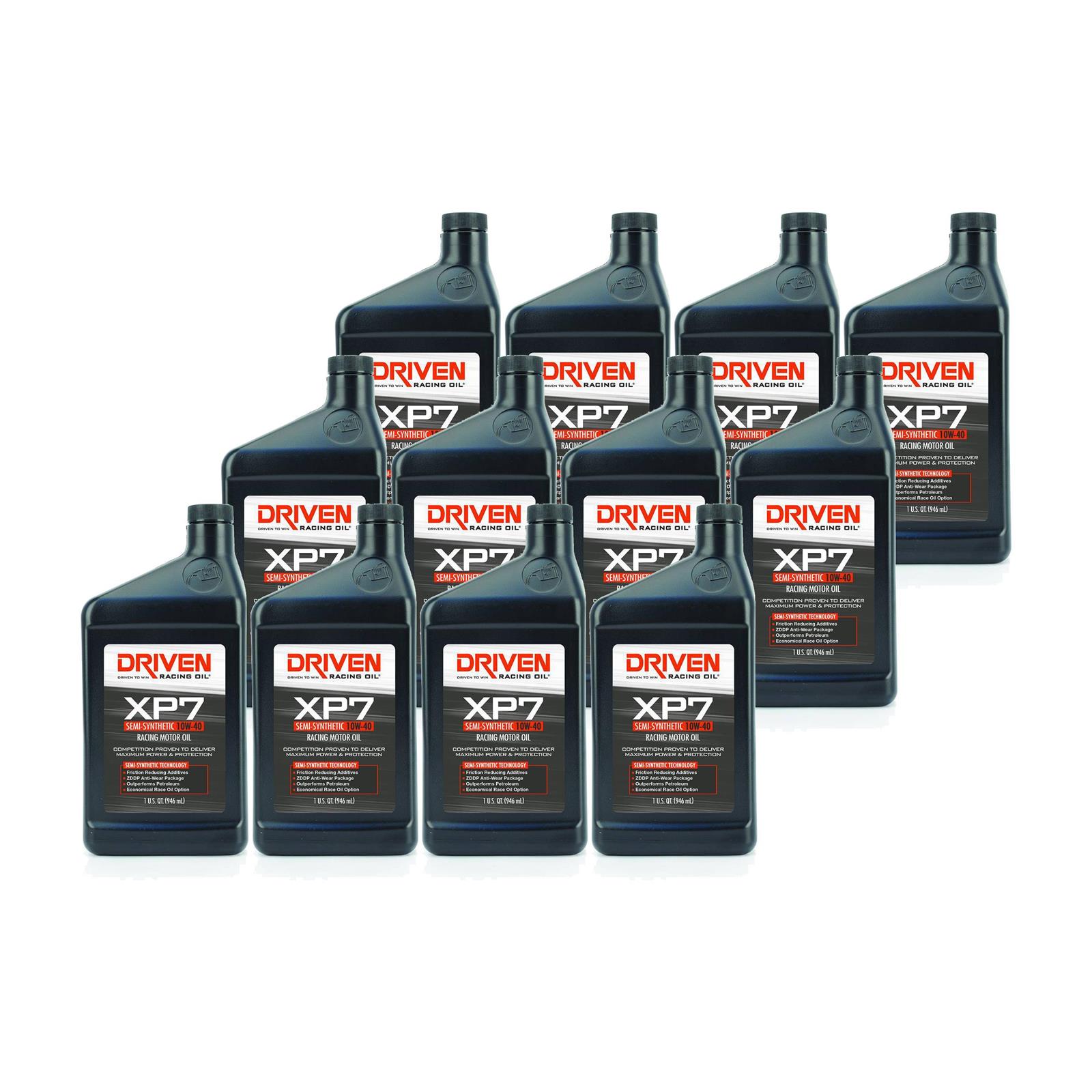 Driven Racing Oil 1706 XP7 10W40 SemiSyn. Racing Oil, Case/12