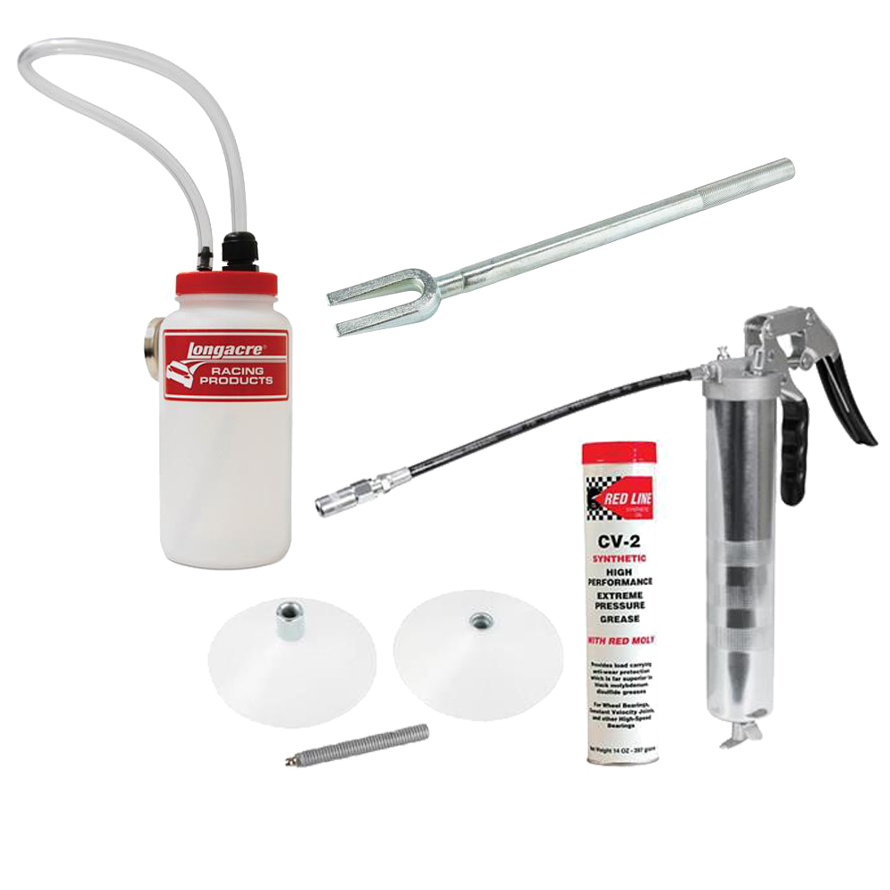 Speedway Motors Suspension Service Kit - Fork/Grease Gun/Packer/Brake Bleeder