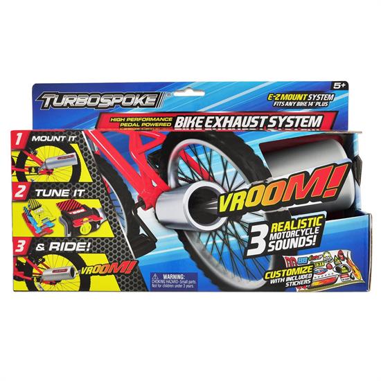 Turbospoke Bicycle Bike Muffler Exhaust Noise Maker