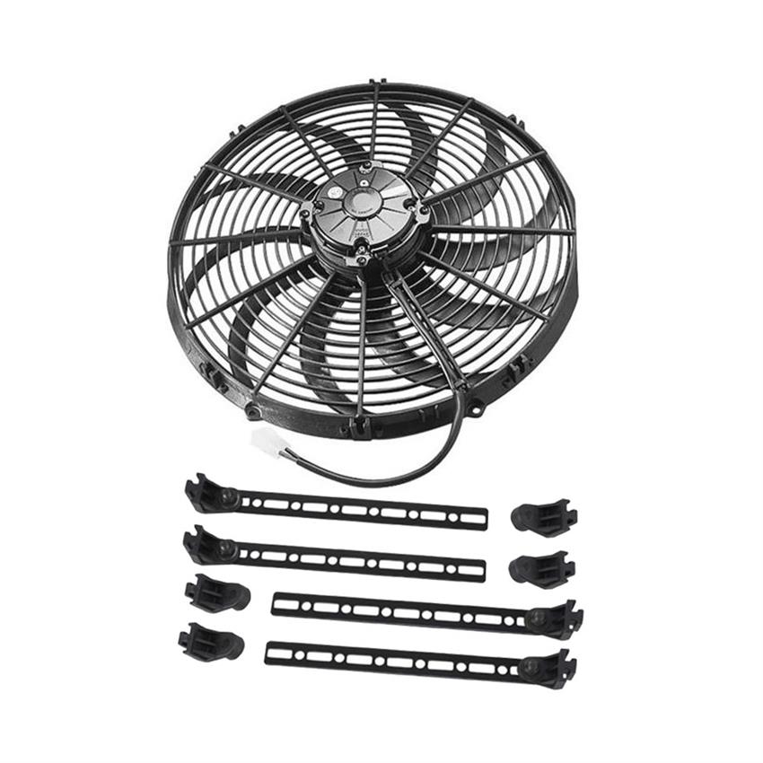 SPAL 13" Pull Type Curved Blade Radiator Cooling Fan & Mount Kit
