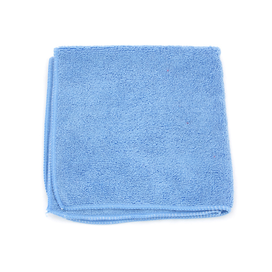 Standard Microfiber Towel, 16 Inch X 16 Inch, Blue, 12/Pack