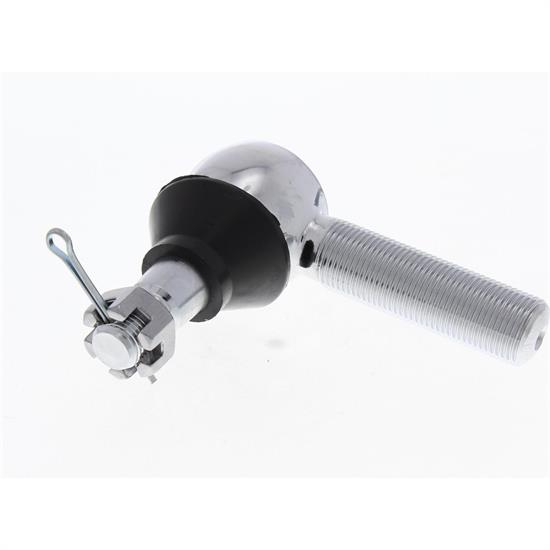Speedway Chrome Steel Ford Tie Rod End, 11/1618 LH Thread