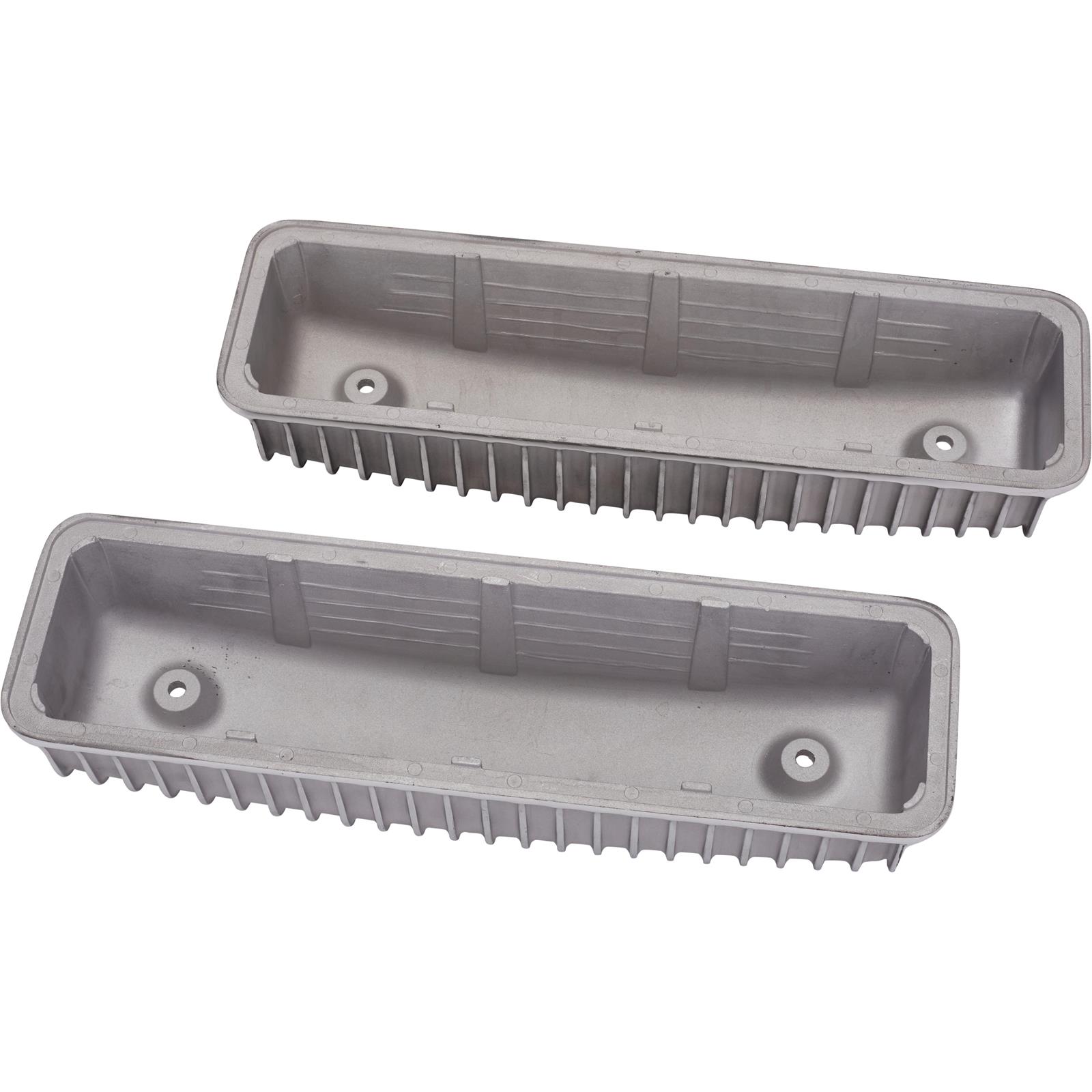 Ford YBlock Finned Valve Covers, Polished