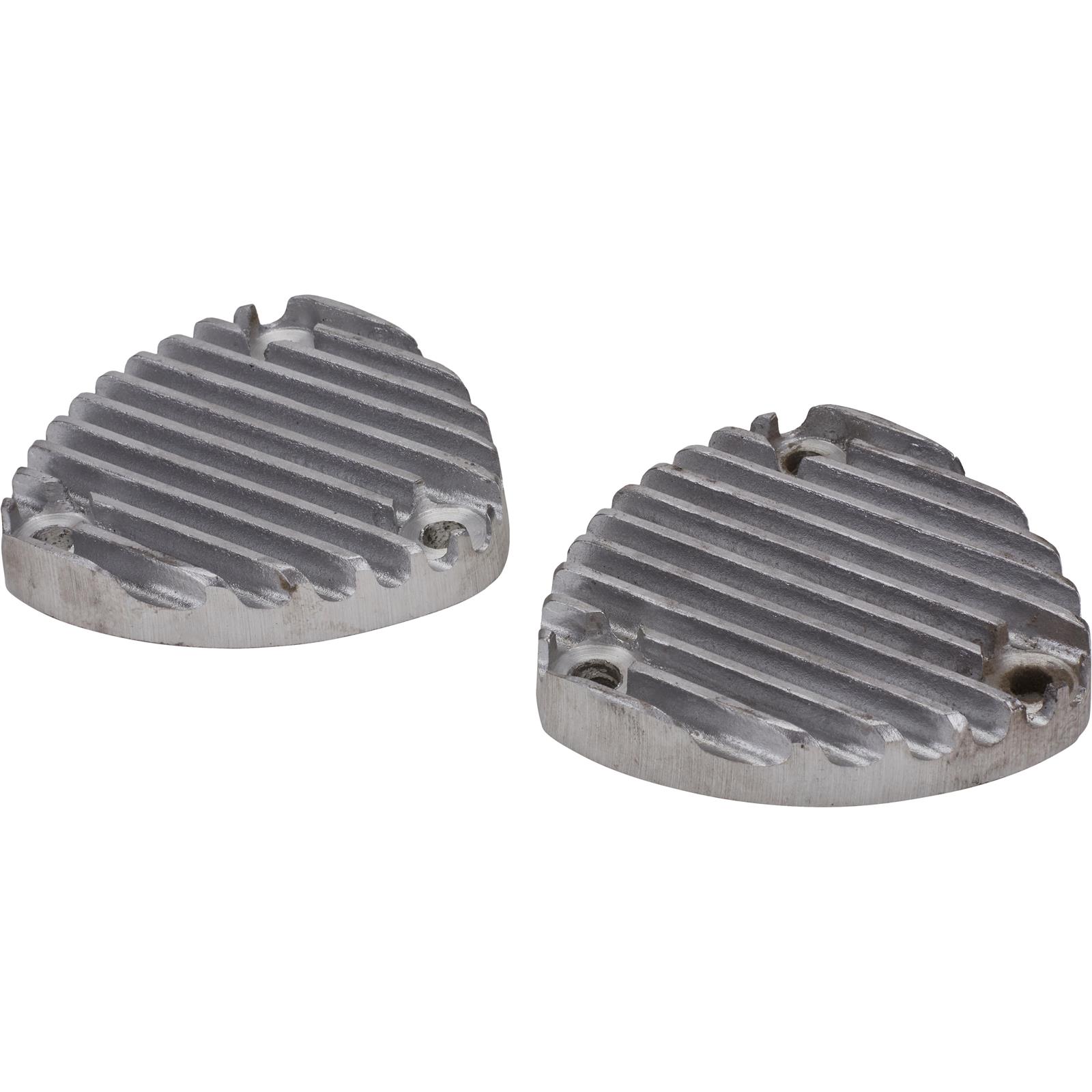 Speedway Header BlockOff Plate, 4.5 Inch Triangle, Raw