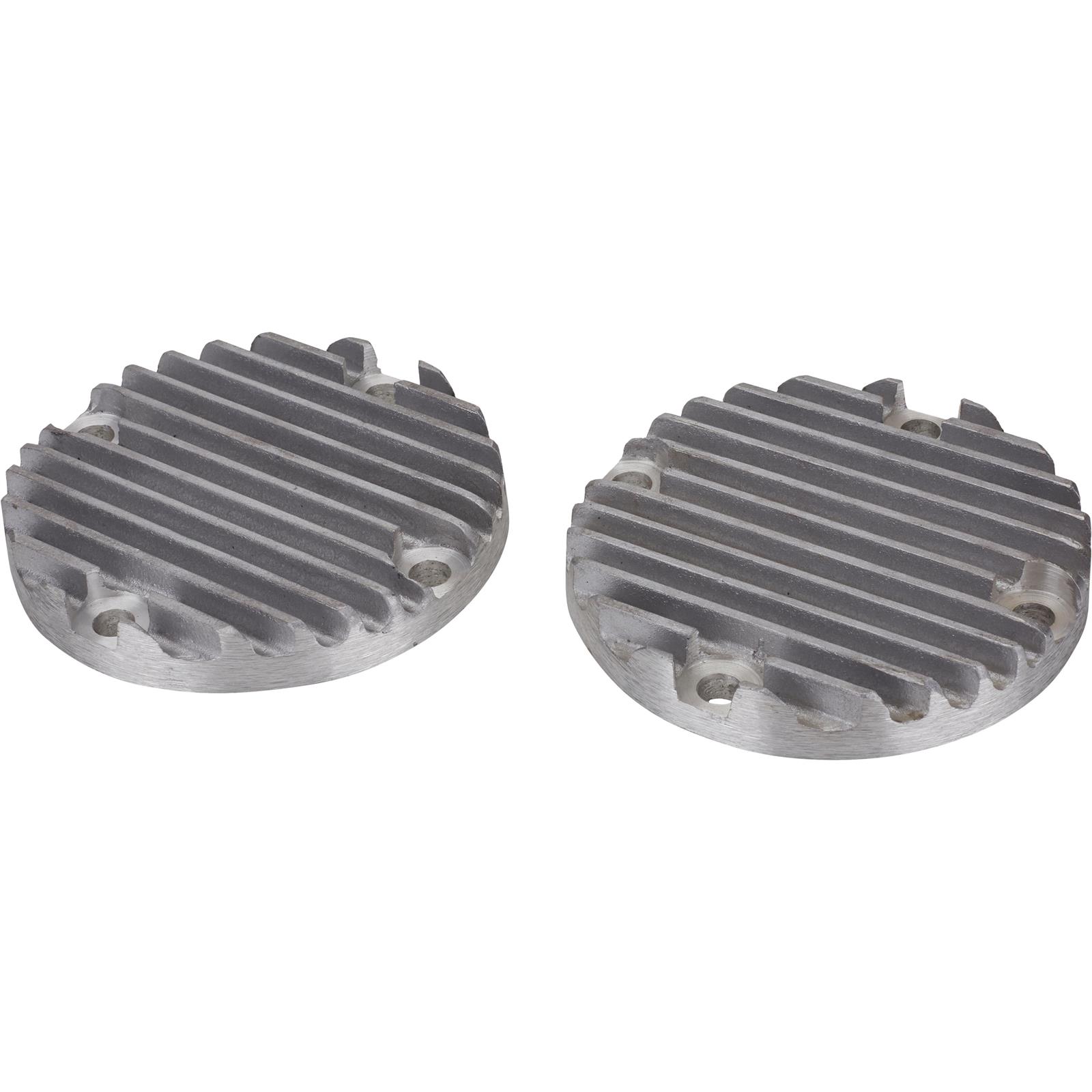 Speedway Header BlockOff Plate, 4.75 Inch Round, Raw