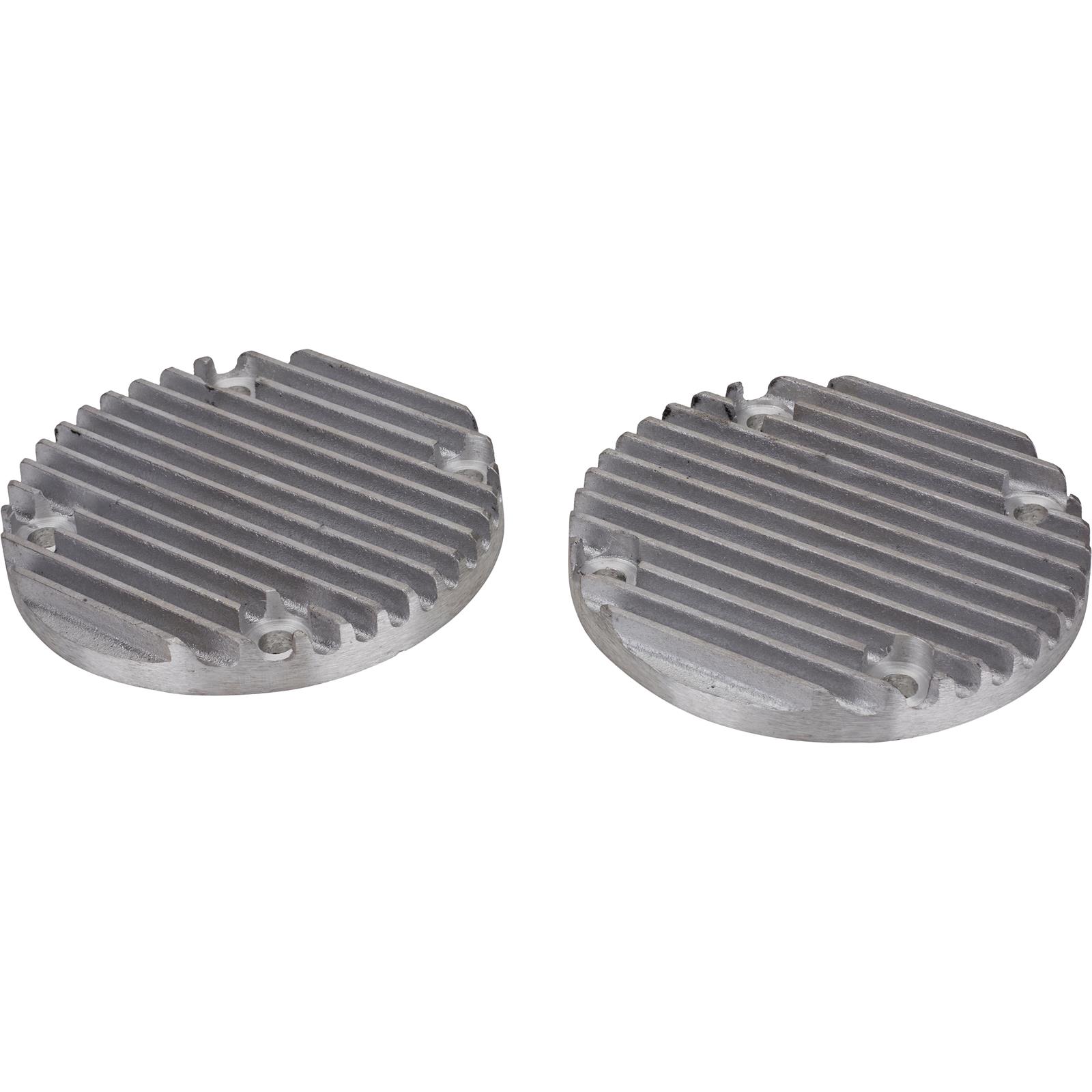 Speedway Header BlockOff Plate, 5.5 Inch Round, Raw