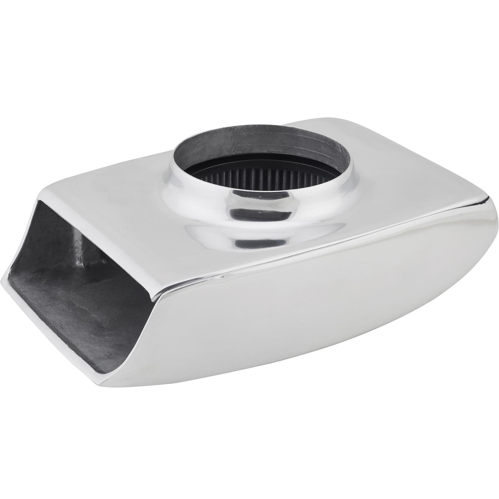 Speedway FourBarrel Carburetor Air Scoop, Rectangular Opening