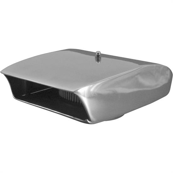 Speedway FourBarrel Carburetor Air Scoop, Rectangular Opening
