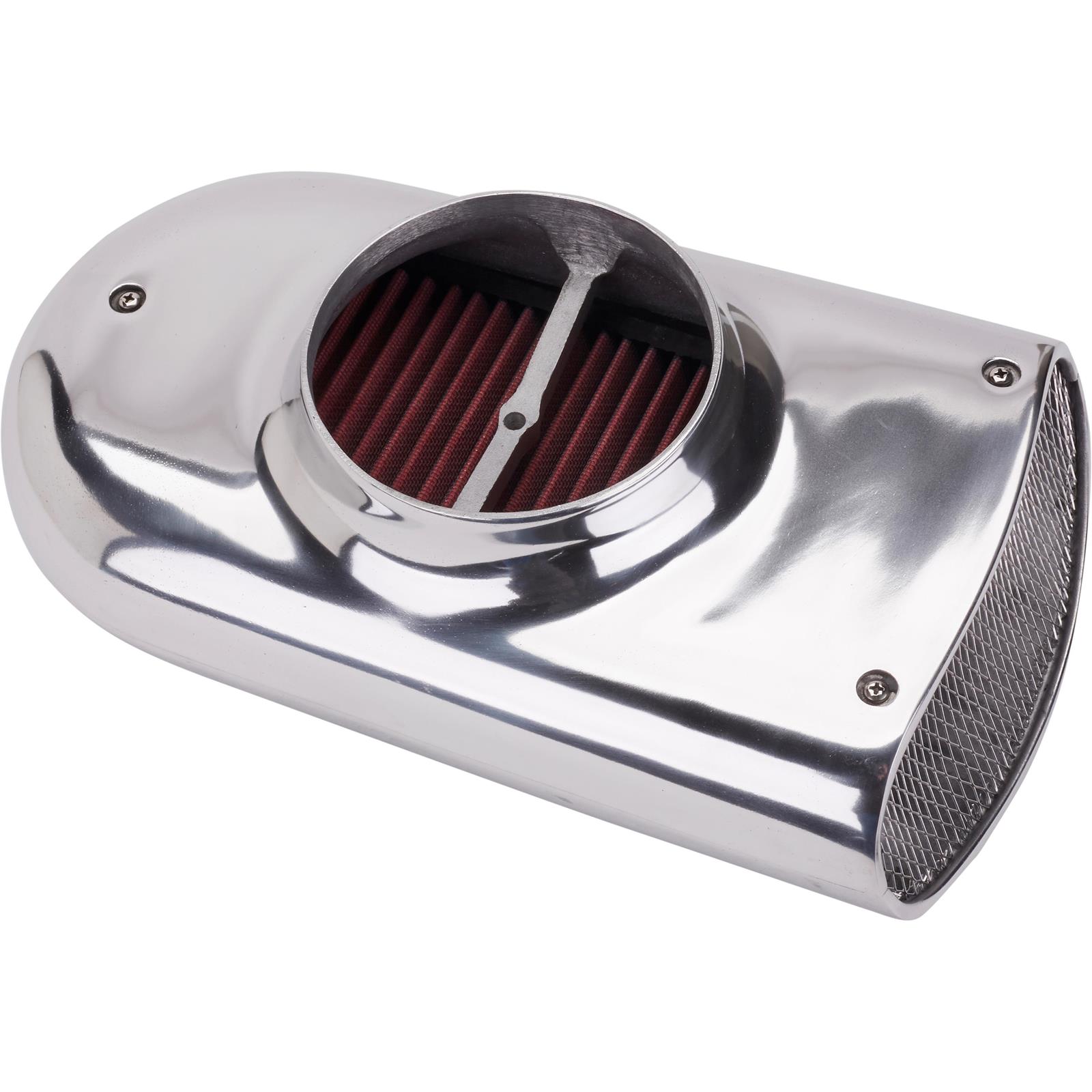 Speedway FourBarrel Carburetor Air Scoop, Oval Opening, Long