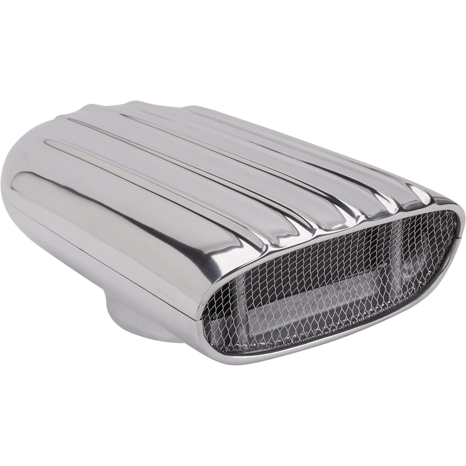 Speedway FourBarrel Carburetor Air Scoop, Oval Opening, Long