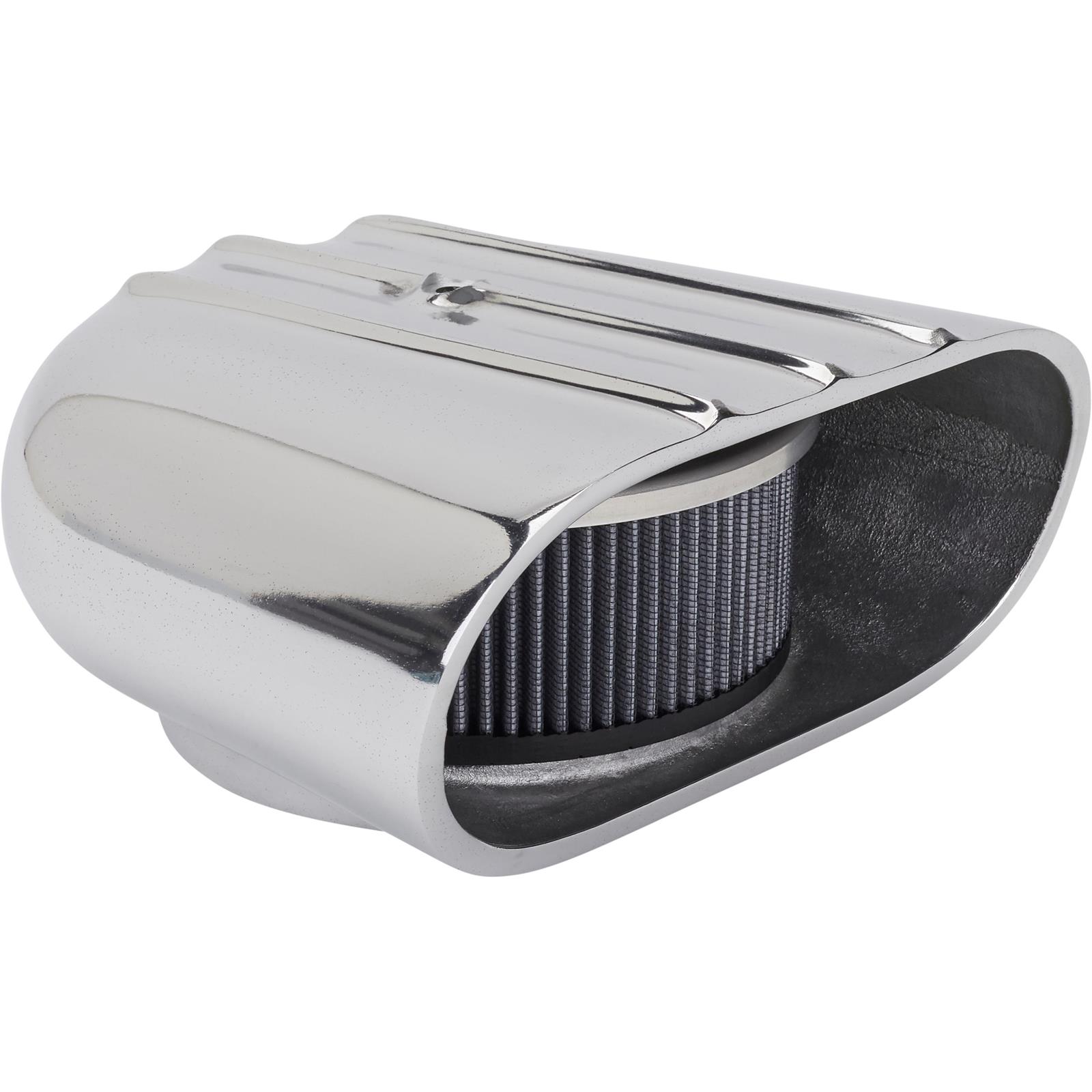 Speedway FourBarrel Carburetor Air Scoop, Oval Opening, Short