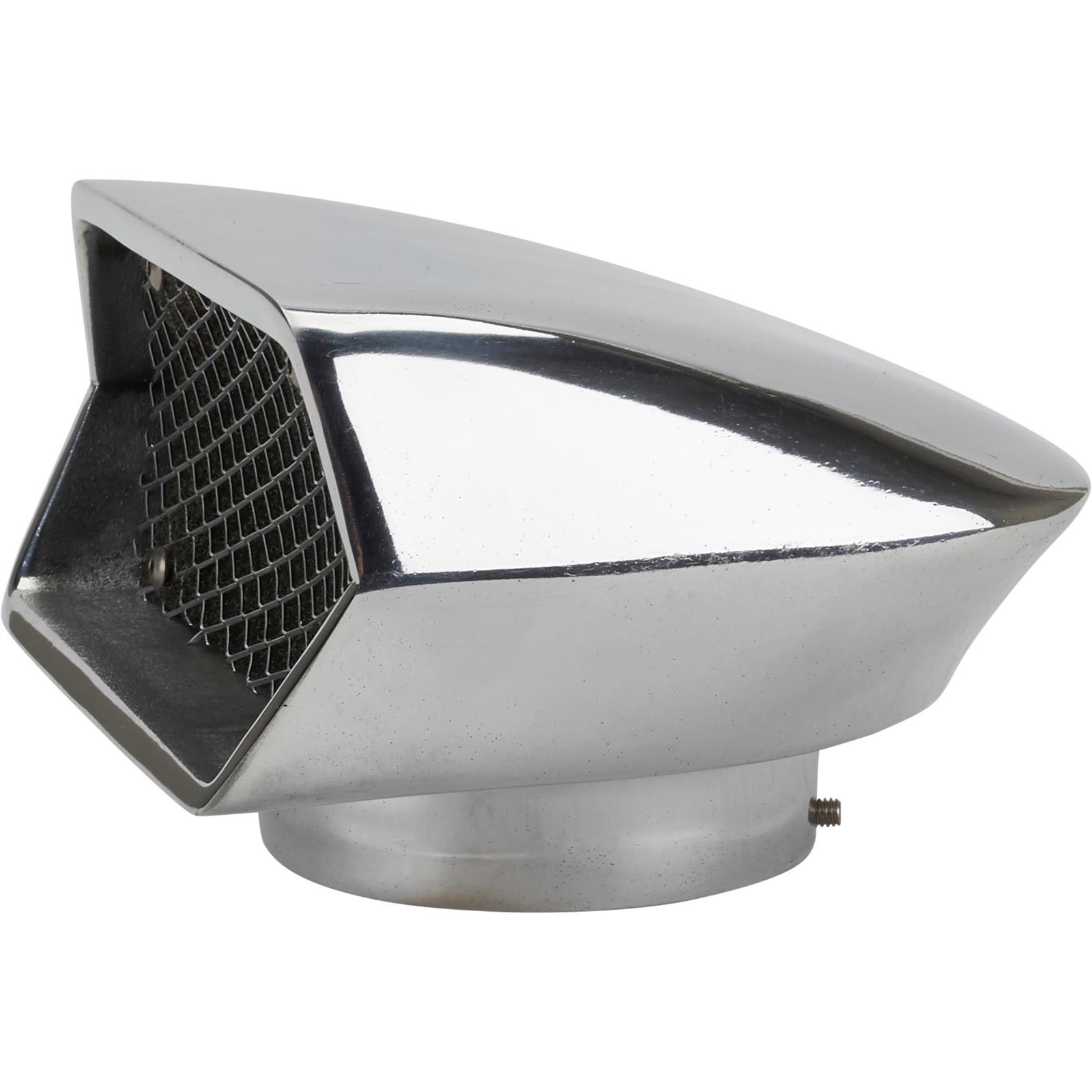 Speedway TwoBarrel Carburetor Air Scoop with Screen