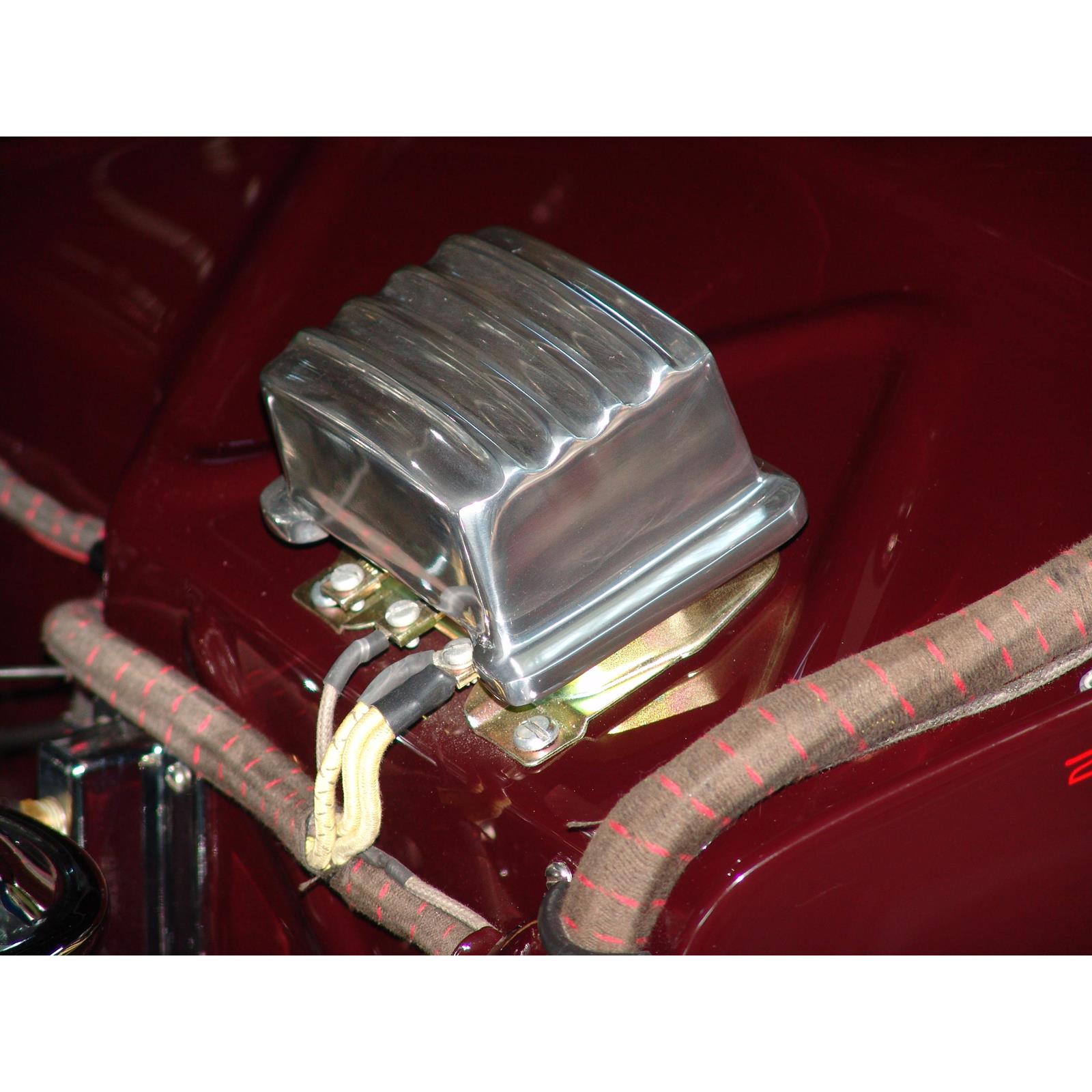 Speedway Finned Aluminum External Regulator Cover