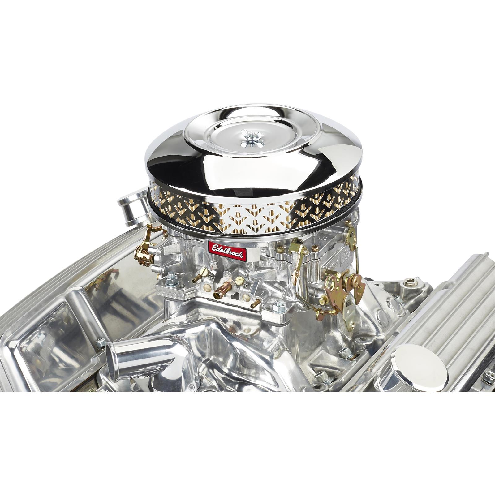 Speedway Round V8 Logo Air Cleaner, 5-1/8 Inch Base