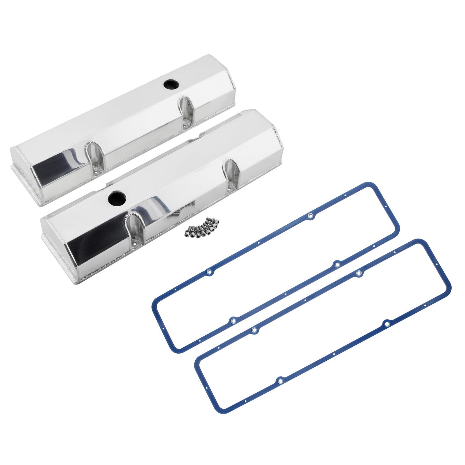 1960-86 Small Block Chevy Fabricated Valve Covers & Gaskets