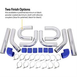 Aluminum Cold Side Turbo Intercooler Pipe Kit, 2.5-inch/3-inch