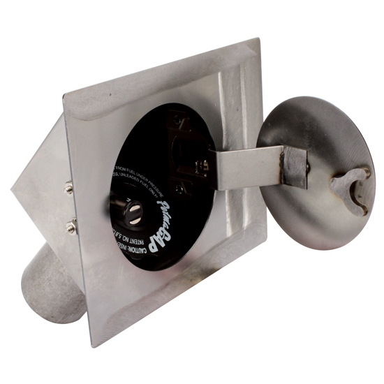 Hagan Street Rods fd45RFP 45 Degree Flat RH Hinge Round Fuel Door