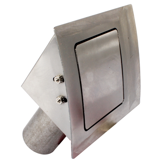 Hagan Street Rods 45 SQP 45 Curve Series RH Hinge Square Fuel Door