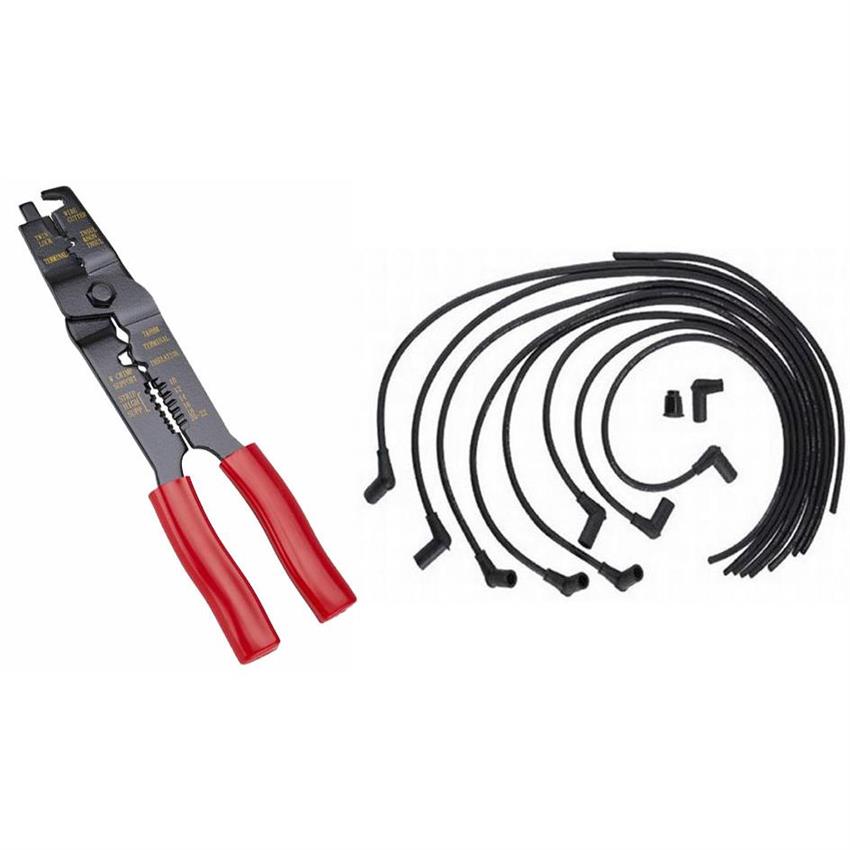 Moroso Flathead Spark Plug Wires & Stripper/Crimper