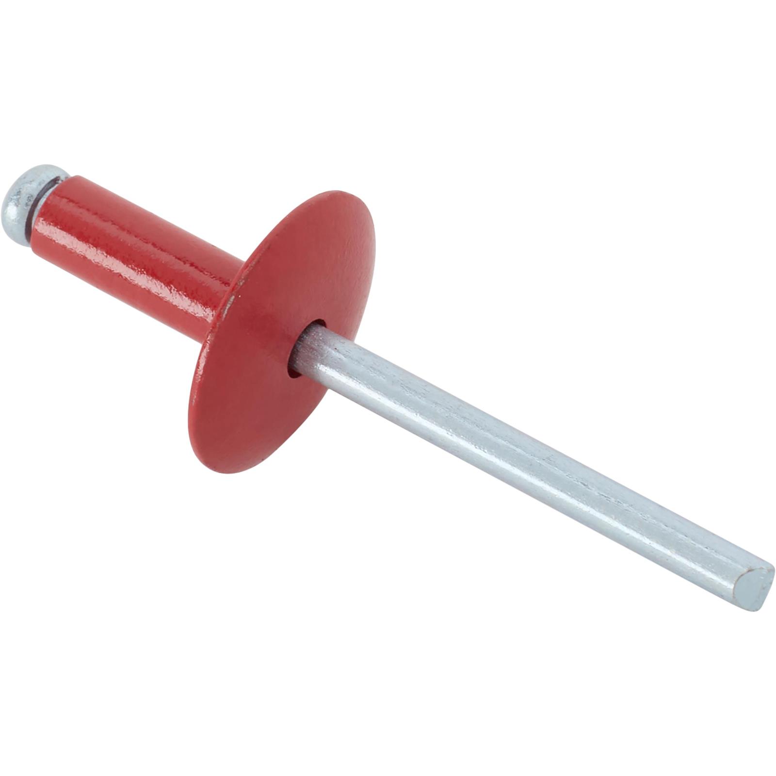 100 pcs M3 Rivets solides à tête ronde en aluminium durable à queue